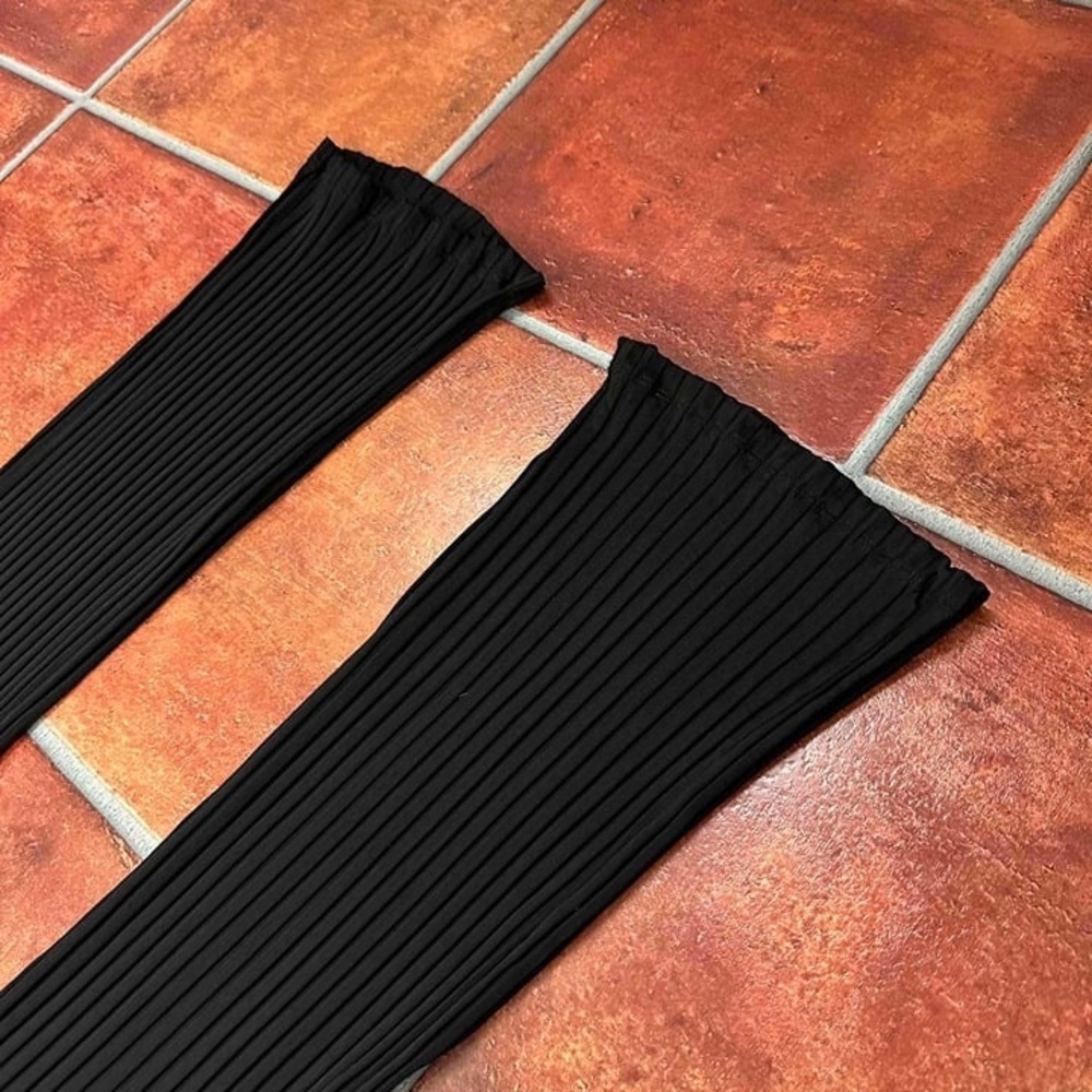 Birgitte Herskind Black Ribbed Rome Pants Size Small - Picture 15 of 16